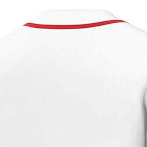 Nueva camiseta de béisbol Lisa Diseño personalizado Hombres Camiseta de béisbol en blanco Venta al por mayor Camisetas de béisbol - Product Image 6
