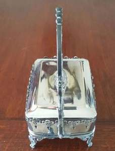 Beurrier en acier inoxydable de couleur grise avec des ustensiles de cuisine de qualité supérieure d'aspect antique pour un usage domestique fabriqué en Inde - Product Image 4