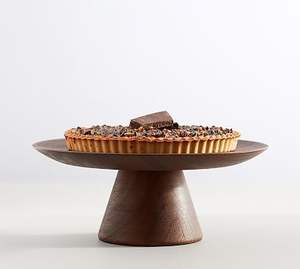 ฐานวางเค้กทรงกลมไม้คลาสสิก ทนทาน เป็นมิตรกับสิ่งแวดล้อม ทนความร้อน ใช้กับเครื่องล้างจานได้ เหมาะสำหรับใช้ในครัวเรือน - Product Image 6