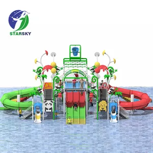 Fabrieksprijs Zwembad Ritten Aqua Park Apparatuur Kinderen Waterspray Games Amusement Apparatuur