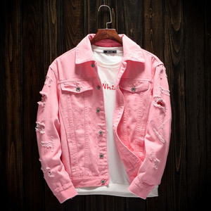 EANs aaket ENS ononstraged shion EW IGH uality Men Jeans acackets enenim Jacket - Product Image 3