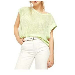 T-shirt in maglia a righe Halo verde taglia piccola da donna Free People - Product Image 1