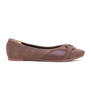 Zapatos de tacón alto para mujer WN0843 Zapatos de punta cuadrada marrón con cierre de tacón fino de 3cm de alta calidad - Product Image 3