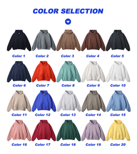 Sudadera con capucha unisex en blanco de peso pesado con logotipo personalizado, jersey de mezcla de gran tamaño, sudaderas con capucha de Hip Hop 3D Puff, ropa de calle, Sudadera con capucha para hombres - Product Image 2