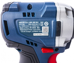 Clé à chocs rotative sans fil professionnelle GDR 18V-215 Nm avec moteur sans balais, entraînement hexagonal, couple élevé pour le bois et le métal - Product Image 4