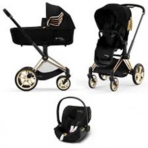 Oferta 2026: Cochecito Priams Cybex Jeremy Scott Wings con Estructura de Trekking y Asiento Lux, Nuevo - Product Image 1