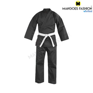 Tenue d'arts martiaux personnalisée avec logo, uniforme de karaté de haute qualité 100% coton, durable, séchage rapide, respirant, service OEM pour la vente en gros - Product Image 3