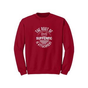 Sweat-shirt en coton mélangé Style décontracté Bouddha Thèmes Imprimer 12 Options de couleur 260-280 GSM Placement de conception personnalisable pour l'hiver - Product Image 3