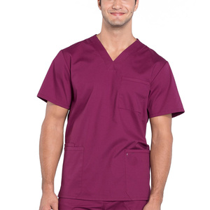 2025 nouveauté gommages médicaux en gros Slim Fit médecin uniforme Spandex Polyester soins infirmiers médicaux gommages uniforme hommes et femmes - Product Image 5