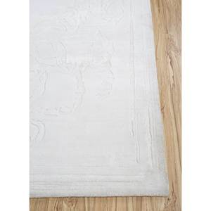 Alfombras Saga Ivory Tejidas a Mano de Viscosa, Lana y Seda con Diseño Floral para Decoración del Hogar, Sala de Estar, Comedor, Dormitorio, Cocina-HPV-7015 - Product Image 4
