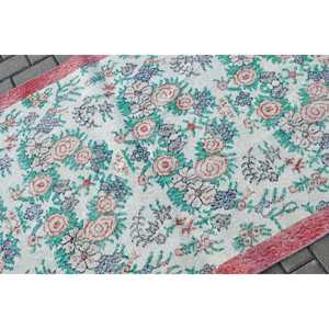 พรมลายตุรกีโบราณ ขนาด 3.5x6.4 ฟุต (108x194 ซม.) สีแดงแบบเปอร์เซีย - Product Image 5