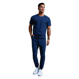 Uniforme Quirúrgico de Satén Transpirable y Antiarrugas, Lavable, para Hospital, Unisex - Product Image 2