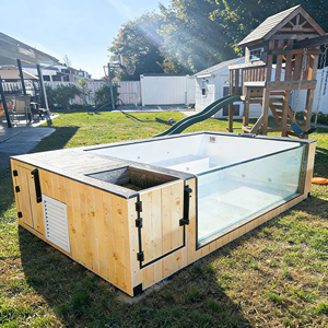 Family Multifunctional 20ft Outdoor Fiberglass UV Resistant Corrosion-resistant Swimming Pool Durable Swim Spa - Product Image 1