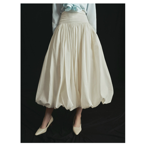 Falda Midi Bliss de algodón 100% para mujer, diseño clásico cómodo y ecológico para ropa informal diaria - Product Image 3