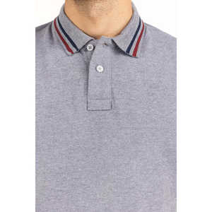 เสื้อโปโลทรงปกติ คุณภาพสูง ป้องกันรอยยับ พร้อมลายปักสีเข้ม ไซส์ XL สำหรับกอล์ฟ รุ่น MN-PSH-SS25-029 - Product Image 6