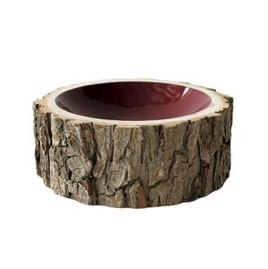 Bol en bois de luxe, design artisanal, forme ronde, bol à salade, vente en gros, fruits et aliments, mariage, maison, cuisine, utilisation sur table - Product Image 5