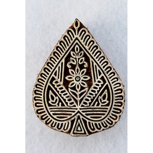 Bloc d'impression en bois indien, timbres sculptés à la main, bloc d'impression Textile - Product Image 1