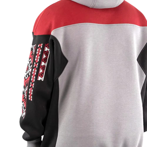 เสื้อฮู้ดปักลายสำหรับผู้ชายเสื้อมีฮู้ดแขนยาวทำจากผ้าฝ้าย100% ดีไซน์ใหม่ - Product Image 3