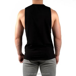 Camiseta sin mangas de entrenamiento de gimnasio para hombre personalizada, ropa de Fitness de Spandex con diseño de punto de técnica lavada de Stringer Muscle Fit - Product Image 3