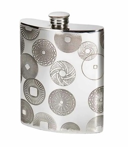 Ensemble de sport et de vin d'extérieur, gourde en acier inoxydable de 8 oz, épaisse, portable, petite bouteille, gourde en métal - Product Image 5