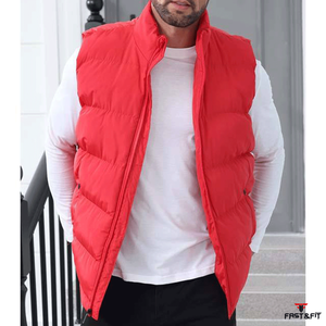 Veste matelassée réversible respirante tendance à la vente chaude pour hommes Vêtements d'extérieur avec logo personnalisé et personnalisable - Product Image 4