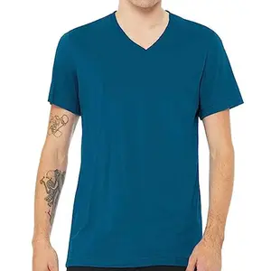 Prezzo a buon mercato 100% T-Shirt di cotone per gli uomini semplice T-Shirt con Logo personalizzato all'ingrosso T-Shirt uomo