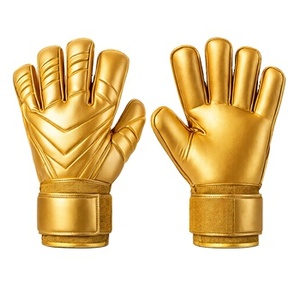 Gants de gardien de but de football professionnels de haute qualité, respirants, en cuir PU avec protection en latex et silicone pour les doigts - Product Image 3