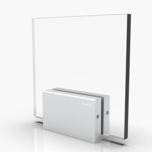 Système de balustrade en verre et aluminium haute résistance IMPERIO SEMI SMART, design moderne et sécurisé pour les maisons, les bureaux et les espaces extérieurs - Product Image 1
