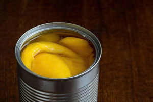 Duraznos enlatados sin conservantes en almíbar para acompañar y postres - Product Image 1