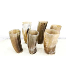 Verre à vin en corne de viking tendance, design unique, fait à la main en Inde, pour les fêtes et les bières - Product Image 1