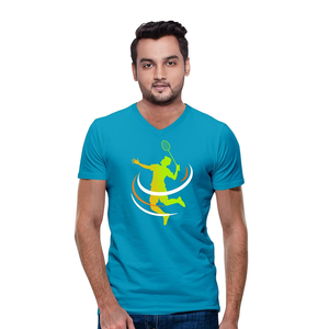 Camiseta personalizada 100% algodón para hombre, Camiseta con estampado de logotipo para hombre, camisetas con cuello en V, estampada de manga corta Camiseta ajustada de BD - Product Image 1