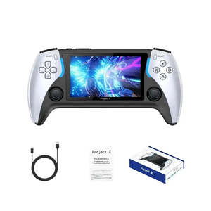 เครื่องเล่นเกมพกพาสำหรับโปรเจกต์เรโทรเกมมิ่ง X พร้อมเกมในตัว 10,000 เกม - Product Image 1