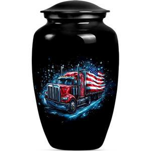 โกศโลหะสีขาวสำหรับงานศพพิมพ์ลายสำหรับผู้ใหญ่ - Product Image 3