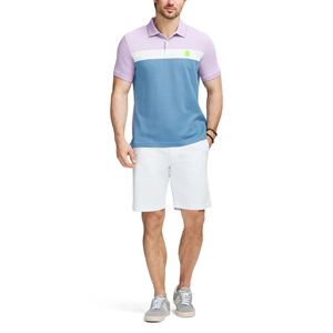 Camiseta de Manga Corta Personalizada para Hombre con Logotipo en la Espalda, Tejido de Poliéster/Algodón Transpirable y Antibolitas - Product Image 1