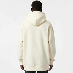 Sweat à capuche zippé de qualité supérieure avec logo en relief personnalisé, coupe classique, impression par transfert thermique, 100% coton pour homme - Product Image 3