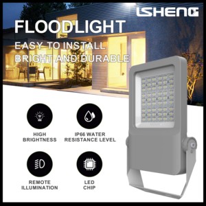 Không thấm nước IP66 pin công nghiệp dẫn đèn pha. Vườn ngoài trời nhà để xe nhà kho nhà máy. Lumen cao có thể điều chỉnh - Product Image 3