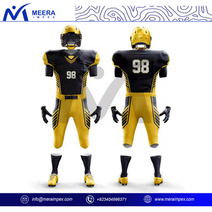 Uniforme de Fútbol Americano de Alta Calidad OEM ODM para Hombre, Ligero, 100% Poliéster, Uniforme de Fútbol Americano con Estampado Personalizado para Equipo - Product Image 2