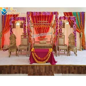 Muslim Reception Decor <b>Swing</b> with Chair <b>Set</b> Customized Wedding Decor UK Sale DST Exports Factory USA Australia Wholesale - Product Image 1