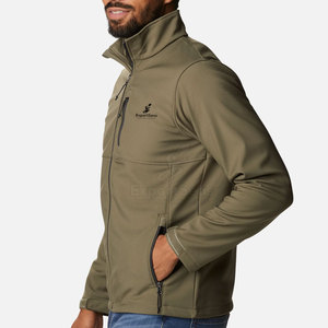 Elegante chaqueta Softshell de estilo deportivo con acabado resistente al agua y diseño acogedor Chaqueta de invierno Softshell ligera moderna - Product Image 4
