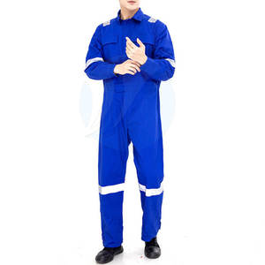 Combinaison de sécurité en polyester léger Combinaison de sécurité à prix bon marché Combinaison de sécurité de couleur unie - Product Image 1