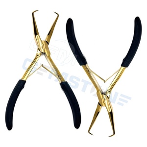 Alicate Profesional para Extensiones de Cabello GEMSTONE ENTERPRISES Modelo P-131 de 7 Pulgadas, de Acero Inoxidable, para Abrir Anillos y Micro Extensiones - Product Image 3