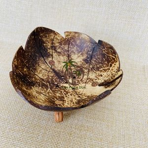 Porte-savon en coquille de noix de coco biodégradable fait à la main ensemble de vaisselle écologique prix bon marché vente sur porte-savon en coquille de noix de coco - Product Image 3