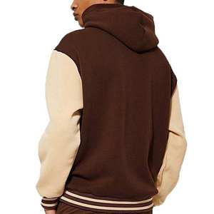 Qualité de l'exportation Sweat à capuche brodé en molleton de coton de qualité supérieure pour hommes pour l'automne Approvisionnement du marché international imprimé sur mesure surdimensionné - Product Image 3