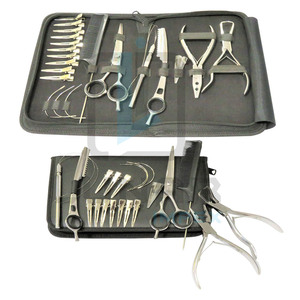 Kit d'outils d'extension de cheveux en cuir PVC avec finition polie argentée et possibilité d'étiquetage gratuit de la marque - Product Image 6