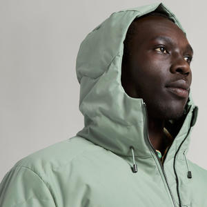 2024 veste matelassée imperméable de style High Street pour hommes sur mesure avec bombardier d'hiver à bulles et motif de lettres - Product Image 5