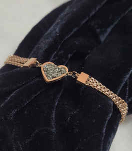 Pulseras de pirita galvanizadas de acero inoxidable de calidad superior de último diseño Chakra curativo para hombres y mujeres Amor de piedras preciosas - Product Image 5