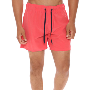 Short d'été 2023 polyester rouge imperméable pour hommes, vente en gros, haute qualité, short de plage, Surf, natation, avec OEM, 100% - Product Image 2
