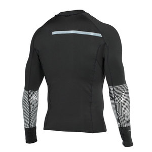เสื้อรัดรูป BJJ สำหรับผู้ชายเสื้อออกกำลังกายด้านนอกแบบซับลิเมชันงานตามสั่ง - Product Image 4
