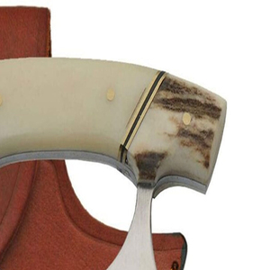 Couteau Ulu artisanal de qualité supérieure pour chefs, couteau Ulu avec lame en acier inoxydable extra-affûtée, couteau Ulu de cuisine avec poignée antidérapante - Product Image 6