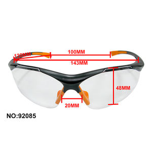 Gafas de protección para los ojos cómodas estándar con diseño de agarre seguro, gafas de protección - Product Image 5